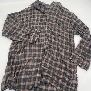 Lovely blush flannel/shirt